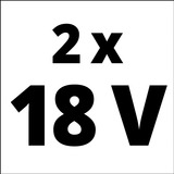 Einhell 2x 18V 5,2Ah PXC-Twinpack, Akku schwarz/rot, 2 Stück