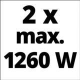 Einhell 2x 18V 5,2Ah PXC-Twinpack, Akku schwarz/rot, 2 Stück