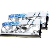 G.Skill DIMM 64 GB DDR4-4000 (2x 32 GB) Dual-Kit, Arbeitsspeicher silber, F4-4000C18D-64GTES, Trident Z Royal Elite, INTEL XMP