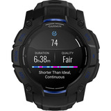 Garmin Instinct 3 - 50 mm, AMOLED, Smartwatch Black, Silikon-Armband
