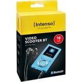 Intenso Video Scooter, Portable Player blau, 16 GB, Bluetooth