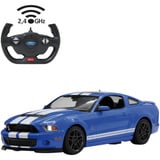 Jamara Deluxe Car Series - Ford Shelby GT500, RC blau/weiß, Maßstab 1:14, 2,4 GHz