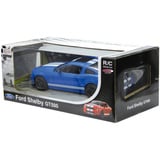 Jamara Deluxe Car Series - Ford Shelby GT500, RC blau/weiß, Maßstab 1:14, 2,4 GHz