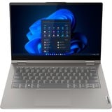 Lenovo ThinkBook 14S Yoga G3 (21JG0007GE), Notebook grau, Windwos 11 Pro 64-Bit, 35.6 cm (14 Zoll), 512 GB SSD