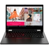 Lenovo ThinkPad L13 Yoga G2 (20VK000YGE), Notebook schwarz, Windows 10 Pro 64-Bit