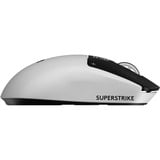 Logitech G Pro X2 SUPERSTRIKE, Gaming-Maus hellgrau/schwarz, LIGHTSPEED, HERO 2, für Windows
