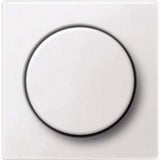 Merten Zentralplatte mit Drehknopf für Dimmer System M Typ MEG5250-0419 weiß (matt), Retail