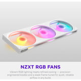 NZXT F420 RGB, Gehäuselüfter weiß, 420 mm