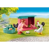 PLAYMOBIL 71510 City Life Kleine Hühnerfarm im Tiny Haus Garten, Konstruktionsspielzeug 