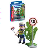 PLAYMOBIL 72029 Special Plus Polizist mit Radar, Konstruktionsspielzeug 