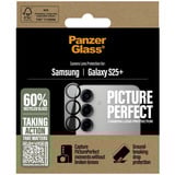 PanzerGlass PicturePerfect Kameraschutz, Schutzfolie transparent/schwarz, Samsung Galaxy S25+