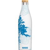 SIGG Trinkflasche Meridian Sumatra Tree 0,5L, Thermosflasche weiß/blau