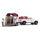 Schleich Horse Club Mobile Tierärztin mit Anhänger, Spielfahrzeug 