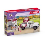 Schleich Horse Club Mobile Tierärztin mit Anhänger, Spielfahrzeug 