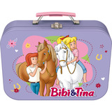 Schmidt Spiele Bibi & Tina Puzzle-Box im Metallkoffer 2x 100 Teile, 2x 150 Teile