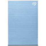 Seagate One Touch mit Kennwort 4 TB, Externe Festplatte hellblau, Micro-USB-B 3.2 Gen 1 (5 Gbit/s)