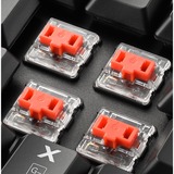 Sharkoon PureWriter TKL RGB, Gaming-Tastatur schwarz, FR-Layout, Kailh Choc Low Profile Red