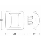 Steinel Präsenzmelder Hallway UP Wand Sensor COM1 weiß, Retail