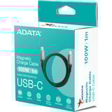 ADATA Magnetisches USB Typ-C Ladekabel schwarz, USB-C