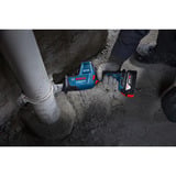 Bosch Professional Akku-Säbelsäge GSA 18V-24 Professional solo, 18Volt blau/schwarz, ohne Akku und Ladegerät, in L-BOXX