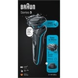 Braun Series 5 51-M1200s, Rasierer schwarz/türkis