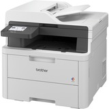 Brother MFC-L3740CDW, Multifunktionsdrucker hellgrau, USB, LAN, WLAN, Scan, Kopie, Fax