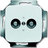 Busch-Jaeger Potentialausgleich Anschlussdose zweifach Unterputz weiß, Retail