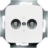 Busch-Jaeger Potentialausgleich Anschlussdose zweifach Unterputz weiß, Retail