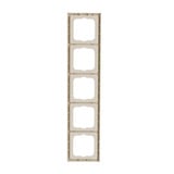 Busch-Jaeger Rahmen 5-fach weiß, Retail