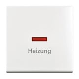 Busch-Jaeger Wippe mit Aufdruck weiß, Retail