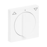 Busch-Jaeger Zentralscheibe Drehknopf Jalousie, Abdeckung weiß (glänzend), Retail