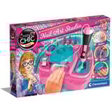 Clementoni Crazy Chic Beauty - Superstar Nageldesign, Basteln pink/türkis