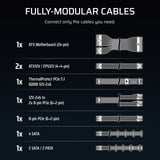 Corsair RM850e (3rd Gen) White, PC-Netzteil weiß, 1x 12-Pin High Power GPU, 3x PCIe, Kabelmanagement, 850 Watt
