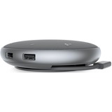 Dell Mobile Adapter Speakerphone-MH3021P, Freisprecheinrichtung grau/silber, HDMI, USB-C, USB-A