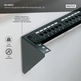 Digitus 19 Zoll Equipment-Wandhalterung 2 HE schwarz