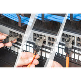 Digitus CAT.6a Feldstecker abwinkelbar, STP mit Staubschutzkappe silber, 1 Stück