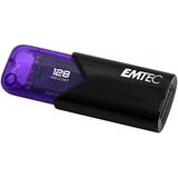 Emtec B110 Click Easy 128 GB, USB-Stick violett/schwarz, USB-A 3.2 Gen 1