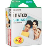 Fujifilm instax SQUARE Film 2x 10er, Fotopapier Weißer Rahmen