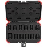 GEDORE Red Kraftschrauber-Steckschlüssel-Satz 1/2", 12-teilig rot/schwarz, SW 10mm - 24mm