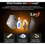 GEEKOM A7 MAX, Mini-PC silber, Windows 11 Pro