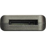 Inter-Tech Adapter K-1696-P2, USB-C 3.2 Gen 2 > M.2 SSD schwarz, unterstützt PCIe (NVMe) und SATA SSDs