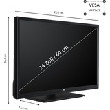 JVC LT-24VH5355, LED-Fernseher 60 cm (24 Zoll), schwarz, WXGA, Tripple Tuner, Smart TV, TiVo Betriebssystem