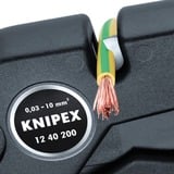 KNIPEX Selbsteinstellende Abisolier-Zange 12 40 200  integrierter Drahtschneider