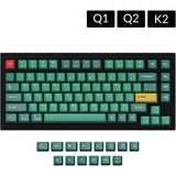 Keychron OEM Dye-Sub PBT Keycap-Set - Forest, Tastenkappe hellgrün/dunkelgrün, für Q1/Q2/K2, US-Layout (ANSI)