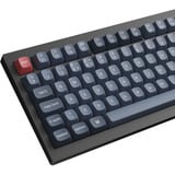 Keychron V1 Max, Gaming-Tastatur schwarz/blaugrau, ES-Layout, Gateron Jupiter Red, Hot-Swap, RGB