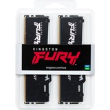 Kingston FURY DIMM 16 GB DDR5-6000 (2x 8 GB) Dual-Kit, Arbeitsspeicher schwarz, KF560C30BBEAK2-16, FURY Beast RGB, INTEL XMP, AMD EXPO