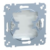 Merten Blindabdeckung für Relais und Unterputzgeräte ohne Krallen aluminium, Retail