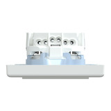 Merten Schutzkontaktsteckdose mit Schraubklemme und erhöhtem Berührungsschutz weiß (glänzend), Retail