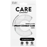 PanzerGlass Urban Combat Case, Handyhülle transparent/weiß, iPhone 15 Pro, MagSafe