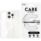 PanzerGlass Urban Combat Case, Handyhülle transparent/weiß, iPhone 15 Pro, MagSafe